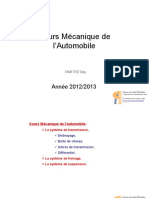 Cours Mécanique Automobile