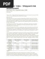 JH143 - Shipyard Risk Assesment | PDF | Fires | Risk Assessment