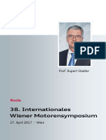 Rede Rupert Stadler Beim Wiener Motorensymposium 2017