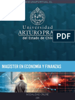 Magíster en Economía y Finanzas: Modalidad Online