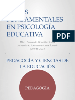 Temas Fundamentales en Psicología Educativa