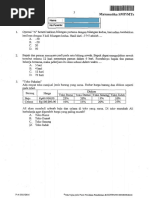 UN Matematika SMP 2016 Paket 1