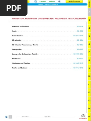 EAGLE VISION -NEXT 2 GPSナビ Zubehoerkatalog CITROEN | PDF