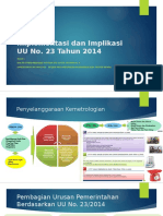 Implementasi Dan Implikasi UU 23 THN 2014