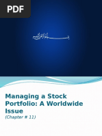 Managing a Stock Portfolio a Worldwide Issue Chapter 11