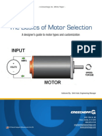 Servomotor - The Basic of Motor Selection