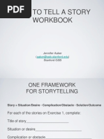 How To Tell A Story Workbook: Jennifer Aaker Stanford GSB