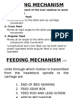Lathe Feeding and Apron Mechanism
