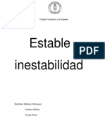 Estable Inestabilidad - Docx Historia