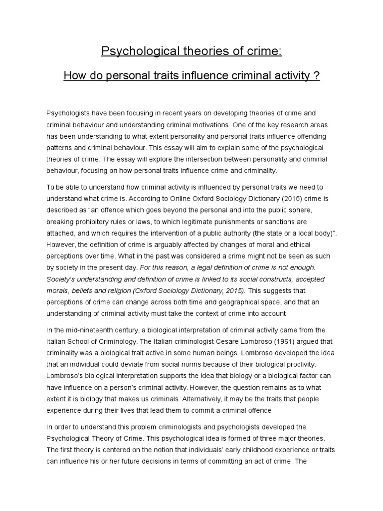 Speech about criminology students image