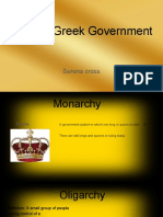 Ancient Greek Government: Serena Cross
