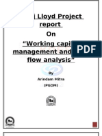 Punj Lloyd Project On "Working Capital Management and Cash Flow Analysis"