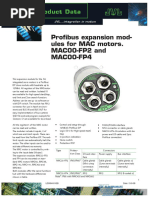 JVL Profibus Expansion Modules MAC00-FP2 and MAC00-FP4