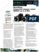 JVL QuickStep Integrated Stepper Motor MIS34 Up To 9 NM