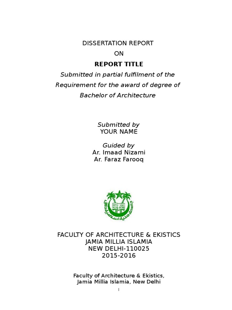 cover page of thesis