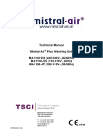 TSCI Mistral-Air Plus MA-1100 - Service Manual