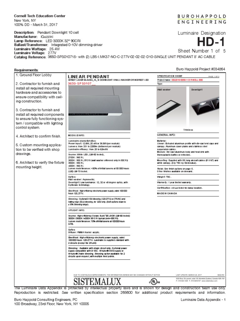 EEC LTG Cutsheets 100DD PDF, PDF, Lighting