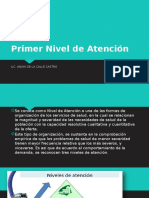 Primer Nivel de Atención