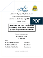 Mémoire Pfe Master Biotechnologie Médicale PDF