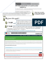Pasos Procedimientos Clasificacion Ambiental PDF