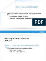 R MOD 17-Exporting NFS File Systems to UNIX ESXi