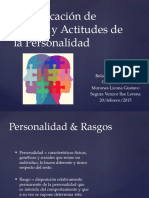 Identificación de Rasgos y Actitudes de La Personalidad