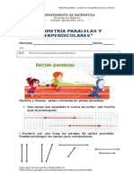 Segundo Guía N°15 Geometría Paraleleas y Perpendiculares