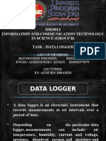 Information and Communication Technology in Science (Group B) Task: Data Logger