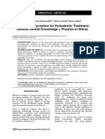 Antibiotic Prescription for Endodontic Treatment