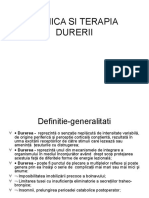 Clinicasiter - Durere.aniv Curs
