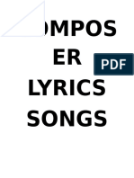 Compos ER Lyrics Songs