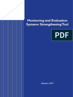 M&E Systems Strengthening Tool