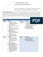 Formal Assessment Tools and Methods