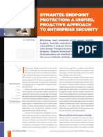Symantec Endpoint Protection: A Unified, Proactive Approach To Enterprise Security