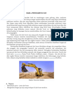 Analisa Kerja Produksi EXCAVATOR (Alat Berat)