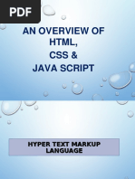 HTML+CSS+Java Script