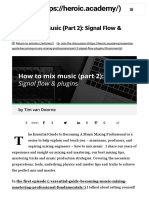 Signal Flow & Plugins - How To Mix Music (Part 2)
