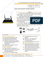 F7736 GPS+LTE&TD-SCDMA WIFI ROUTER SPECIFICATION