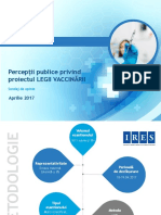 IRES - Perceptii Publice Privind Proiectul Legii Vaccinarii - Sondaj - APRILIE 2017 - Site