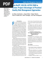 Risk-MaPP, ICH Q9, ASTM 2500 in Action Project Advantages of Practical Quality (1)
