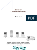 Basics of Computer Networking: Marcin Lenard