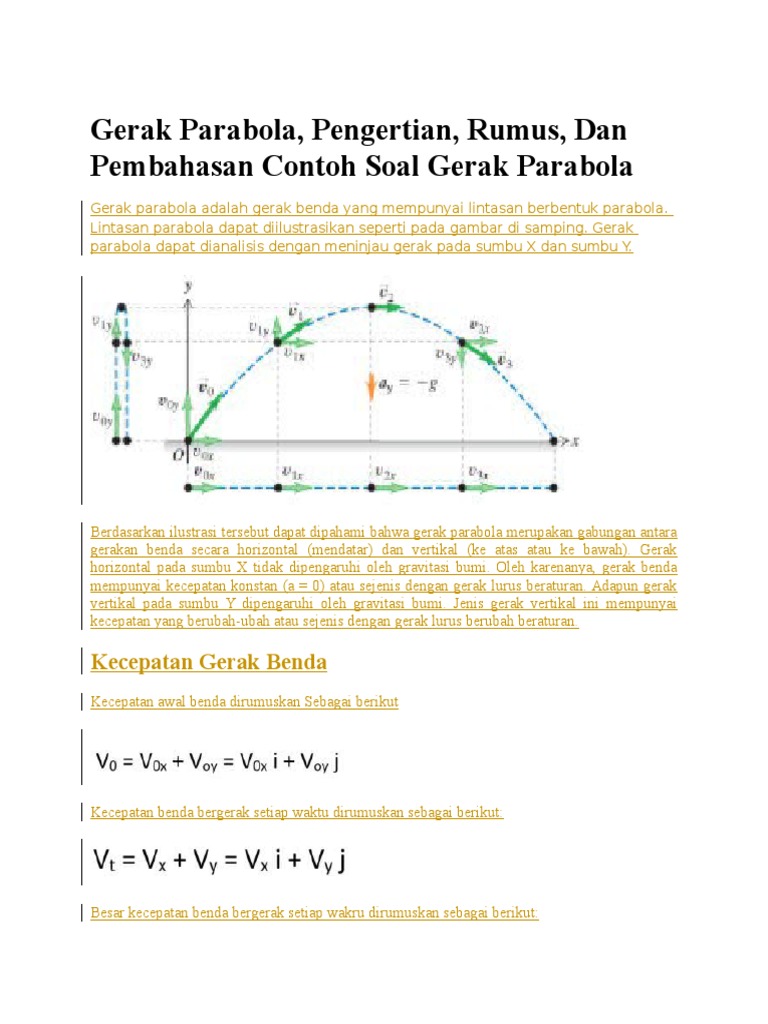 Gerak Parabola