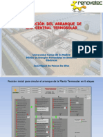 Arranque de Una Central Eléctrica Termosolar