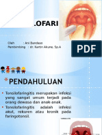 Ani - Refka TONSILOFARINGITIS