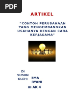 Artikel Kerjasama Sampul