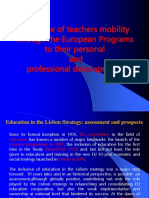 MASTODONTI R the Value of Teachers Mobility