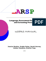 LARSP Student Manual