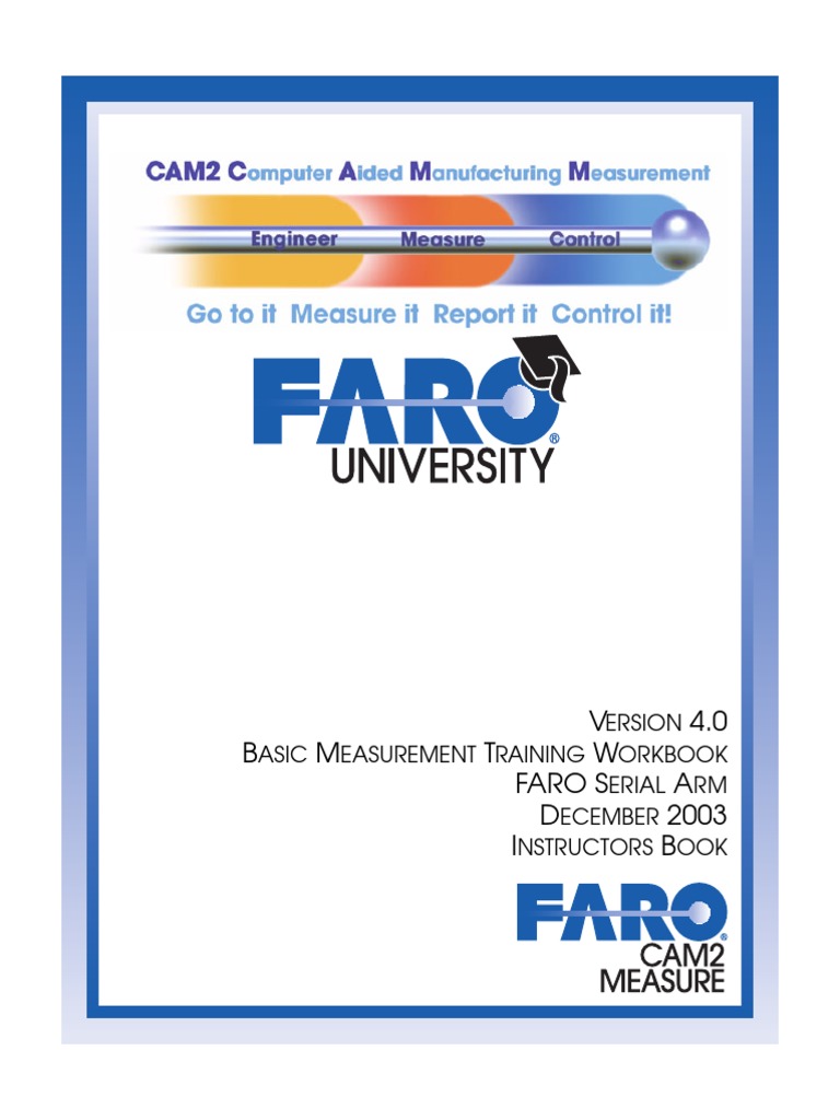 08m13e02 - Basic Measurement Training Workbook For The Instructor FARO ...