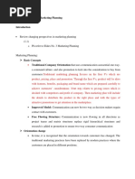 Assignment Guide - Marketing Planning