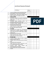 Checklist KKD Pemeriksaan Rangsang Meningeal